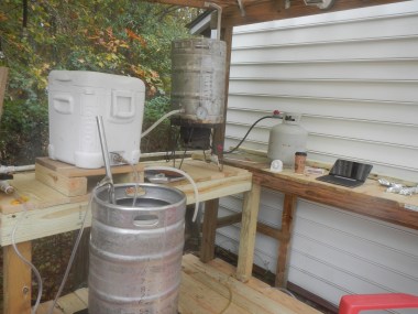 Picture of the brewing components.